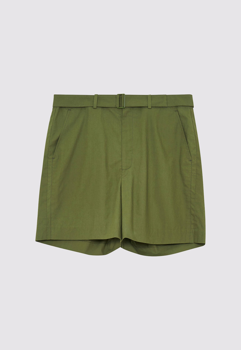 Jac+Jack MILE COTTON SHORT in Pine Needle Green